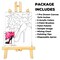 "Glass Of Hearts" DIY Canvas Art Kit, Adult Beginner, Acrylic Paint Size 11x14 inch